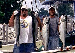 Lake Huron Charter Fishing with Emma J Fishing Charters near Cheboyban and Mackinaw City Michigan