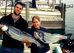 Lake Huron Charter Fishing with Emma J Fishing Charters near Cheboyban and Mackinaw City Michigan